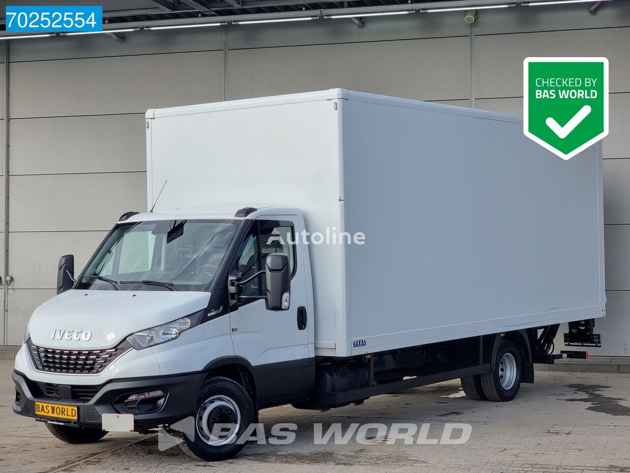 IVECO Daily 72C18 3.0L Automaat Luchtvering Laadklep Airco Cruise Bakw box truck