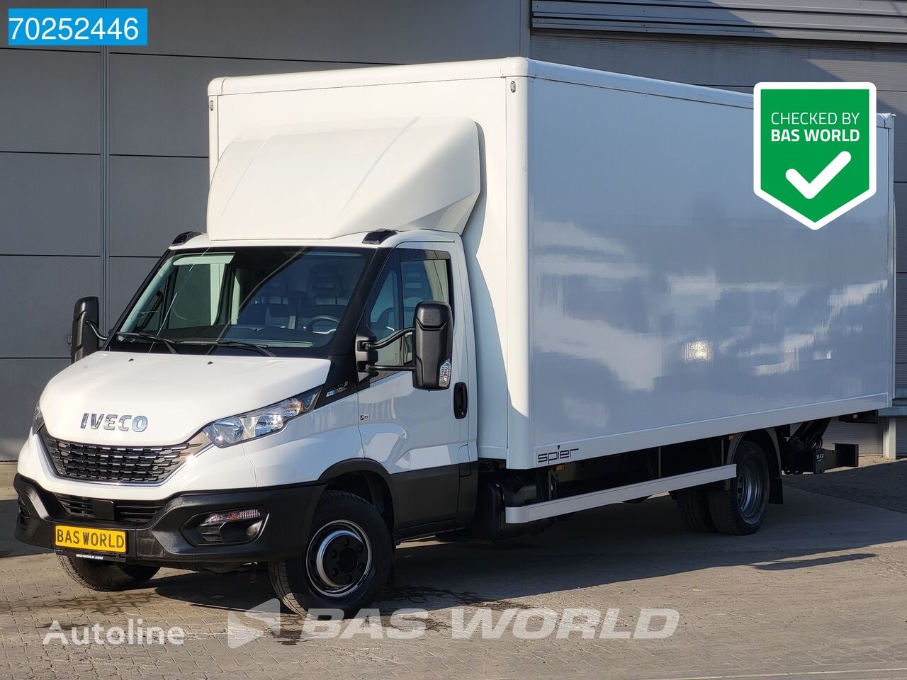 camion fourgon IVECO Daily 72C21 3.0L Automaat Laadklep 7200kg Bakwagen Camera Airco