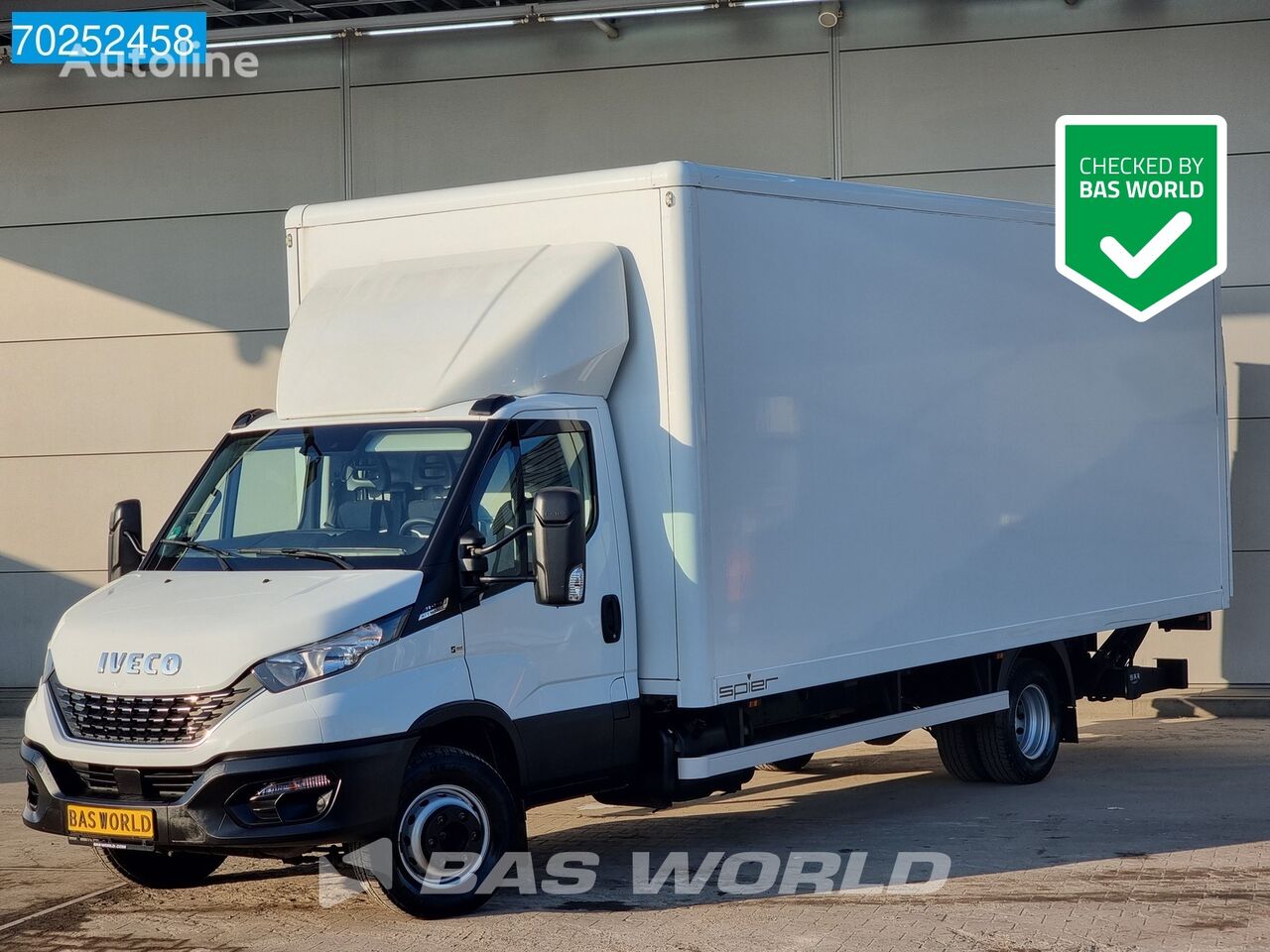 IVECO Daily 72C21 Automaat 3.0L Laadklep Bakwagen Luchtvering Airco Cr umpikori kuorma-auto