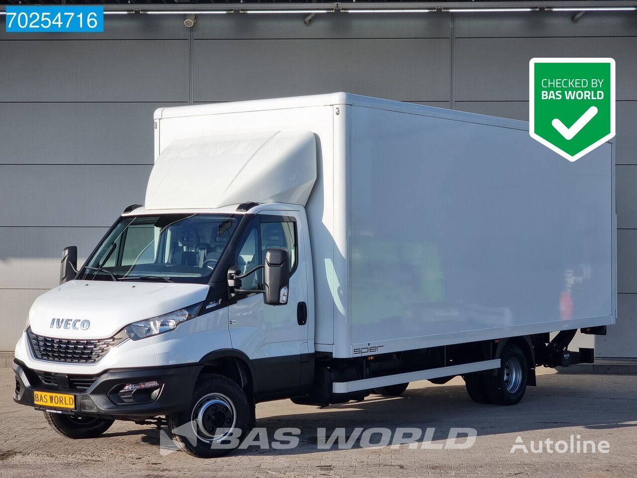 IVECO Daily 72C21 Automaat 3.0L Luchtvering Laadklep Camera Airco Crui Koffer-LKW