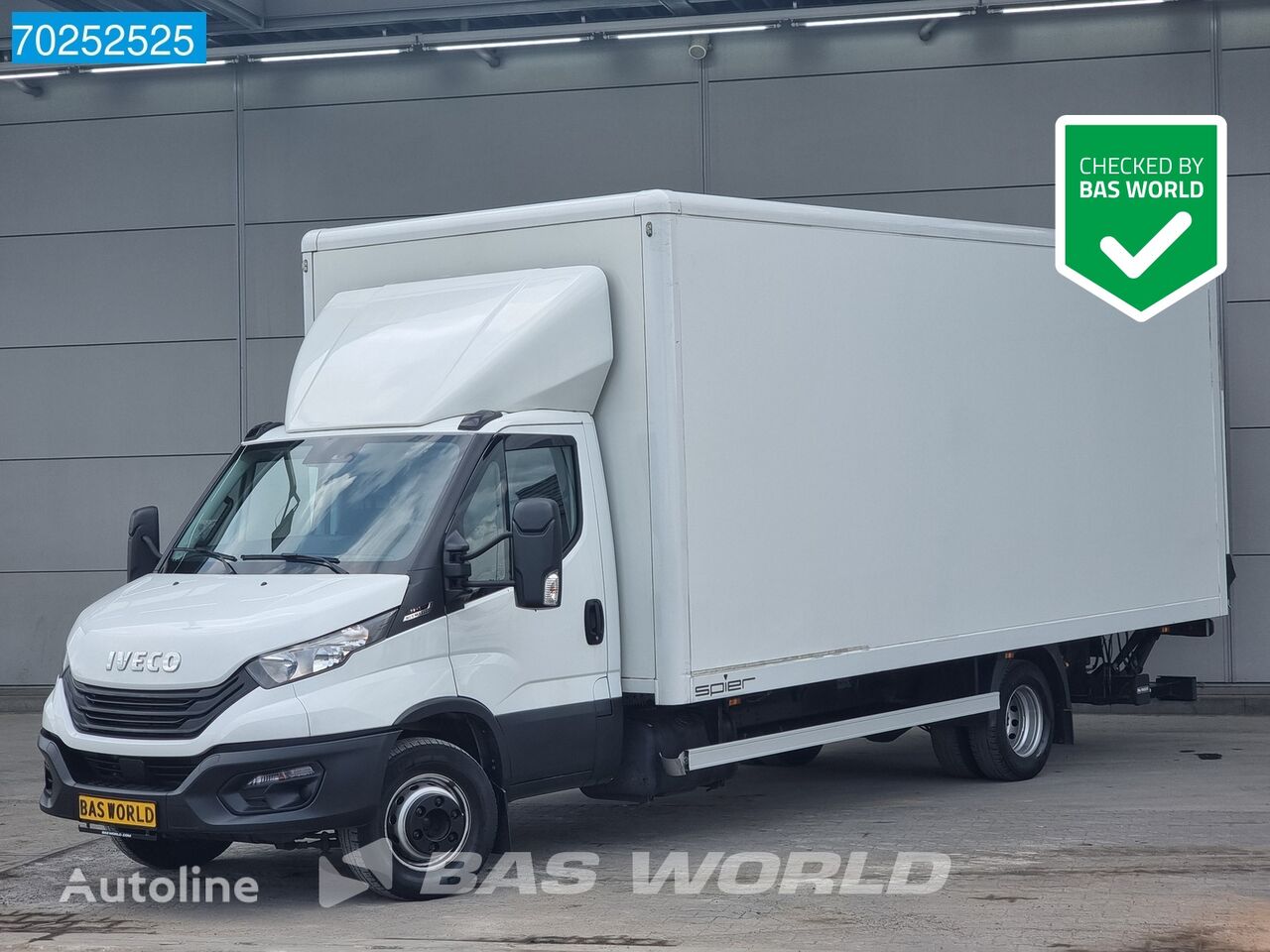 автофургон IVECO Daily 72C21 Bakwagen 210PK Euro6 7200kg Luchtvering Laadklep Air