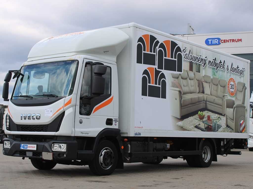 ciężarówka furgon IVECO EUROCARGO 75-210