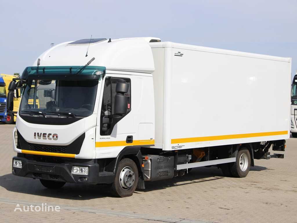 автофургон IVECO EUROCARGO 80E210, HYDRAULIC FRONT, CAMERA, TIRES 90%