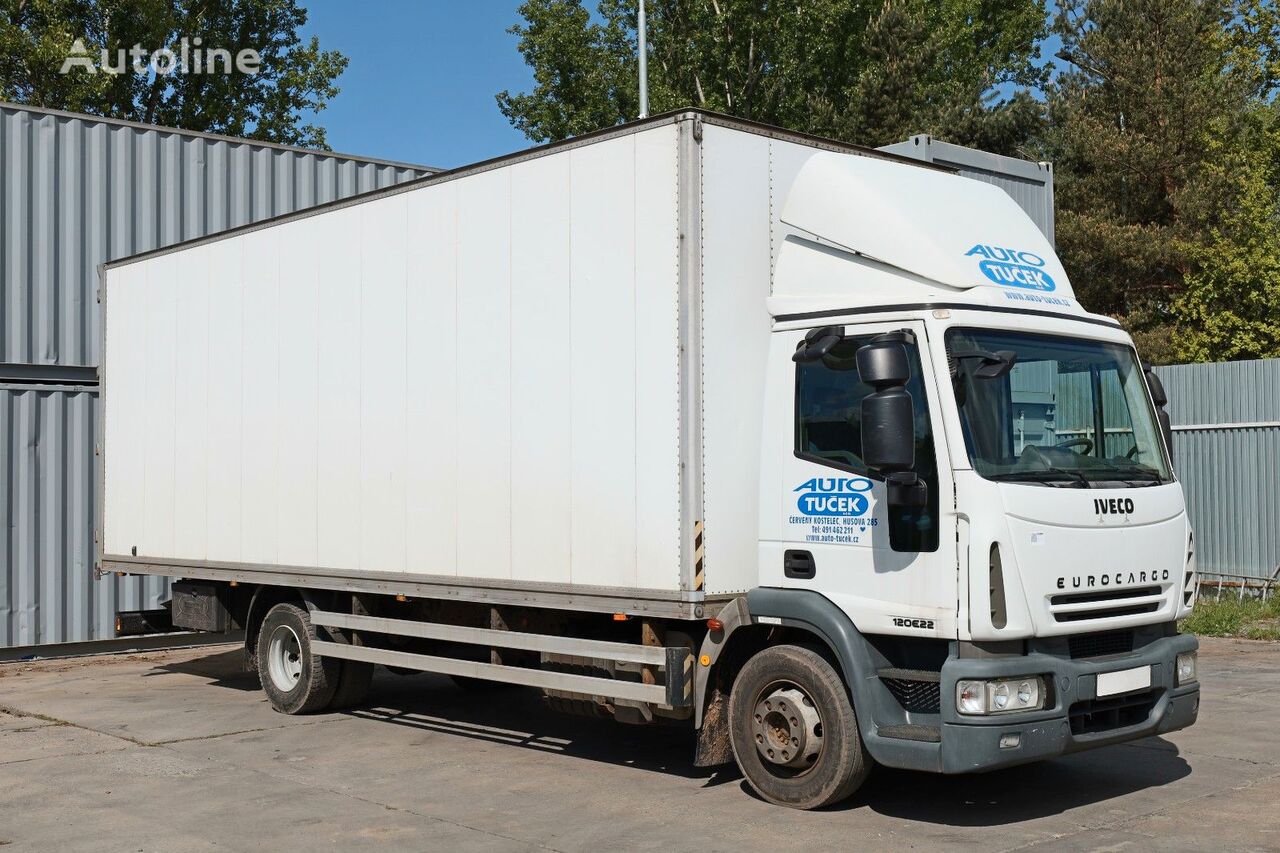ciężarówka furgon IVECO EUROCARGO ML 120 E22, 12 TONS, 19 PALLETS
