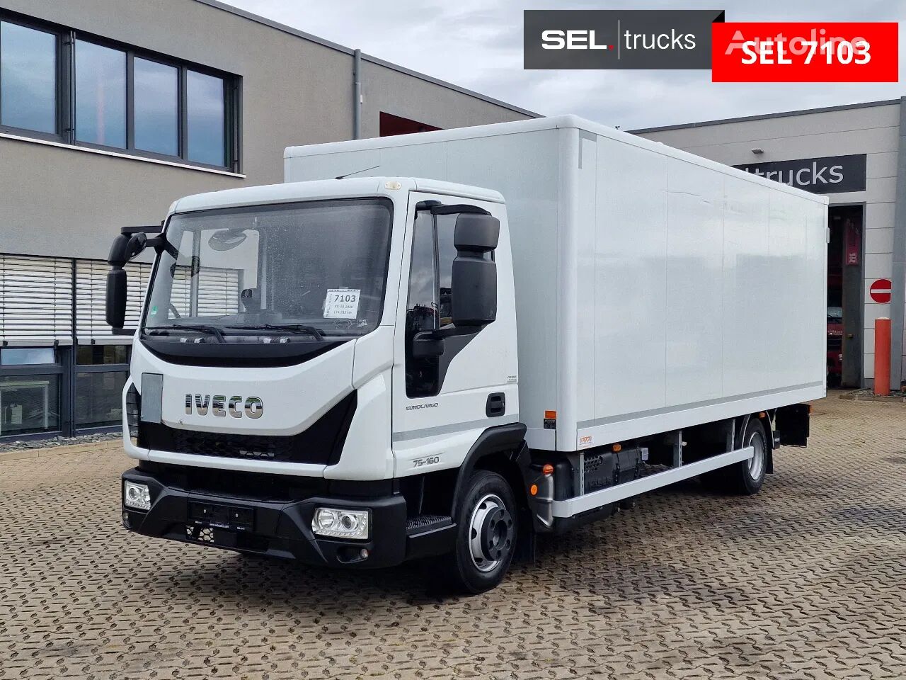 IVECO EuroCargo 75 - 160 Ladebordwand / Rückfahrkamera パネルバントラック