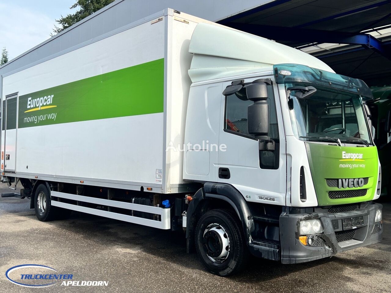 IVECO Eurocargo 150E28 160.200 km! Euro 6, 2000 kg lift box truck