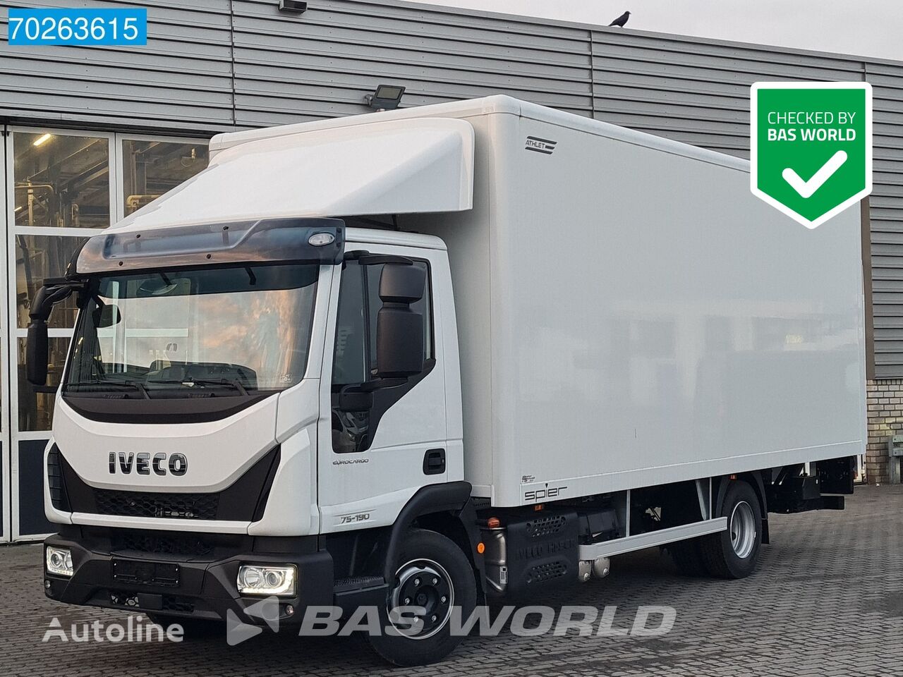 IVECO Eurocargo 75E190 4X2 NEW 7.5tonner Manual Ladebordwand ACC Euro  kamion furgon