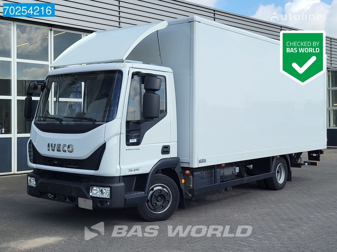 کامیون مسقف IVECO Eurocargo 75E210 4X2 Automatic Ladebordwand Euro 6