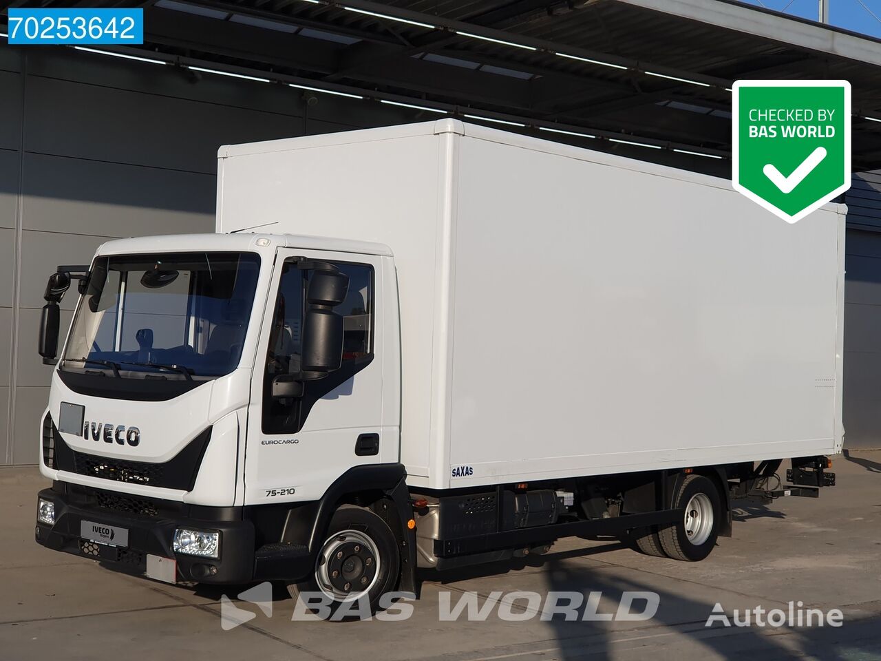 شاحنة مقفلة IVECO Eurocargo 75E210 4X2 Ladebordwand ACC Automatic Euro 6