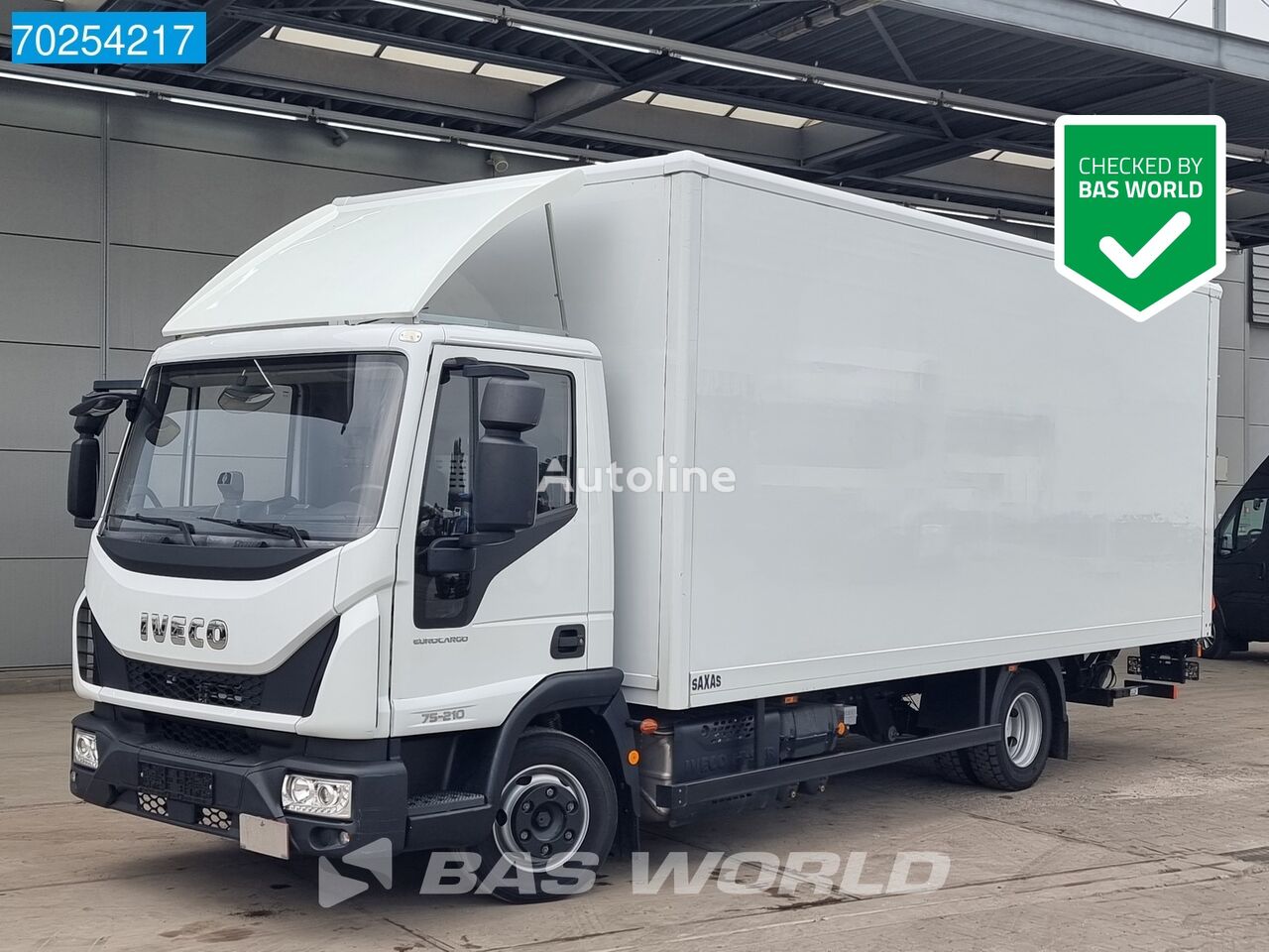 کامیون مسقف IVECO Eurocargo 75E210 4X2 Ladebordwand Automaat ACC Euro 6