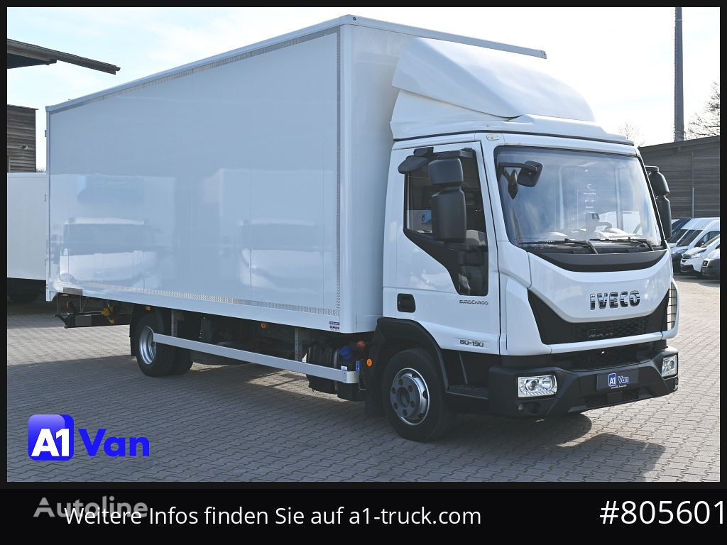 camião furgão IVECO Eurocargo 80E19 Koffer, Klima, extra Lang