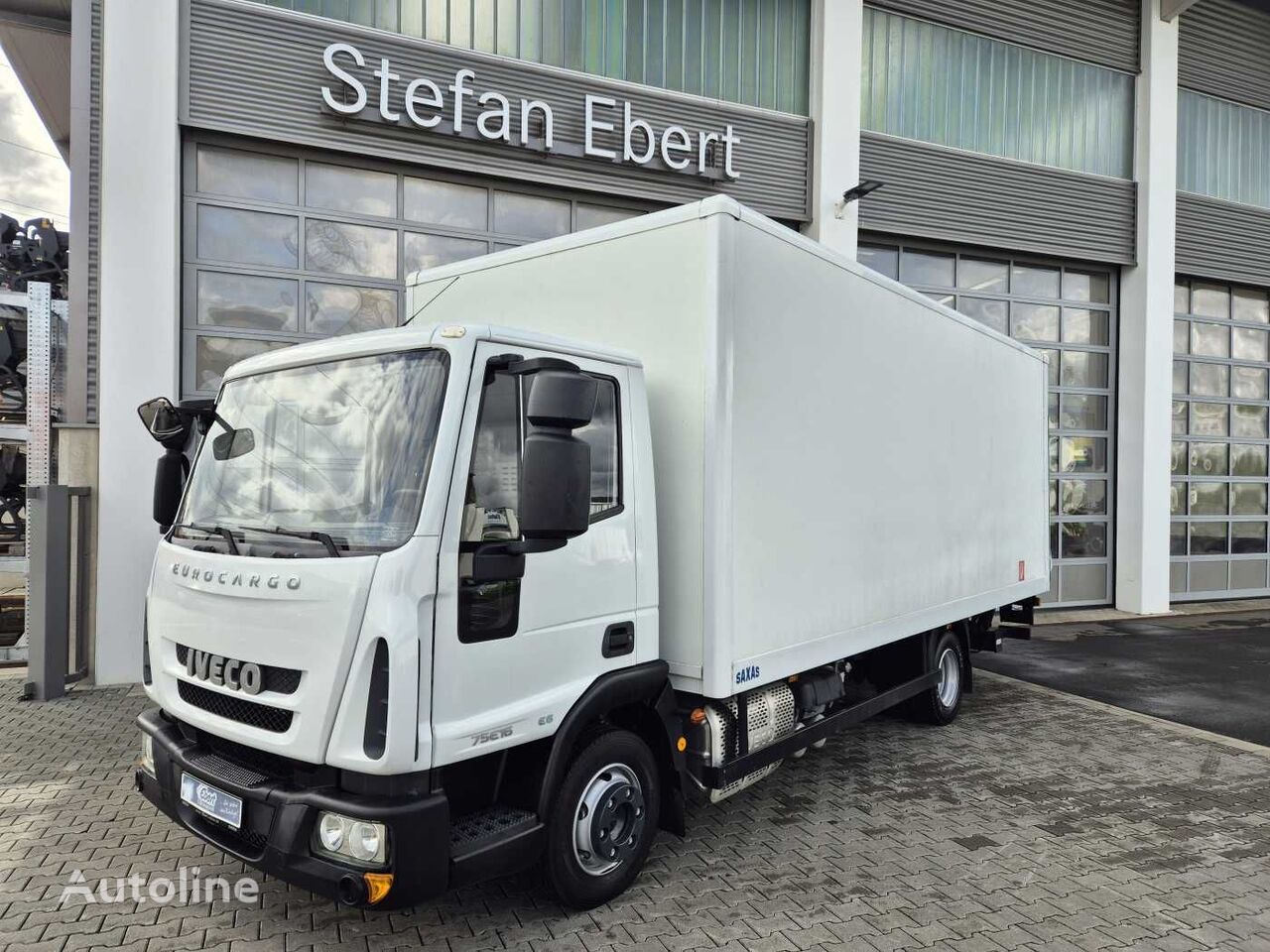 skriňové auto IVECO Eurocargo ML75E16 4x2 Koffer + LBW 48tkm