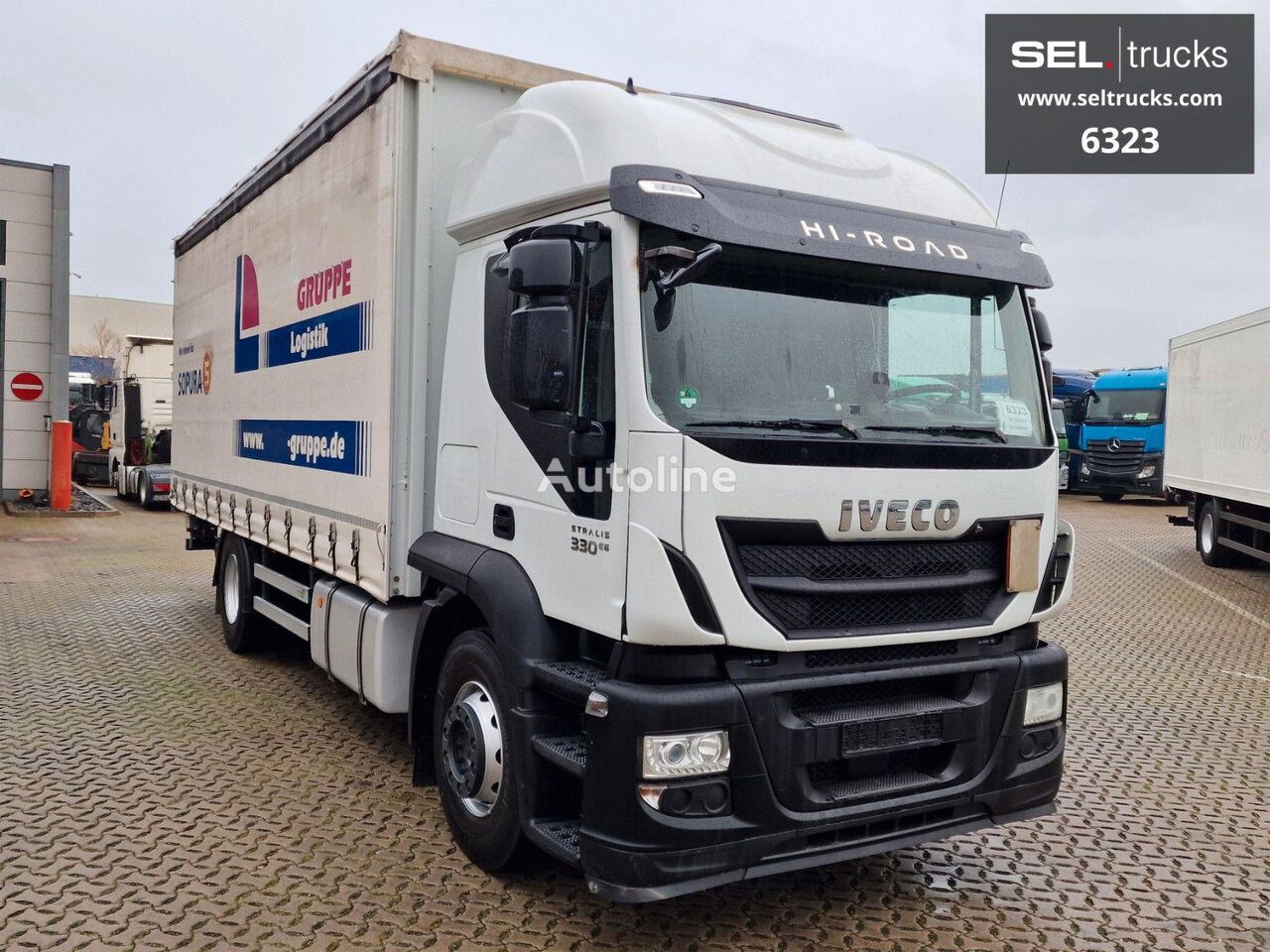 nákladní vozidlo furgon IVECO Stralis 330 Ladebordwand / Navi