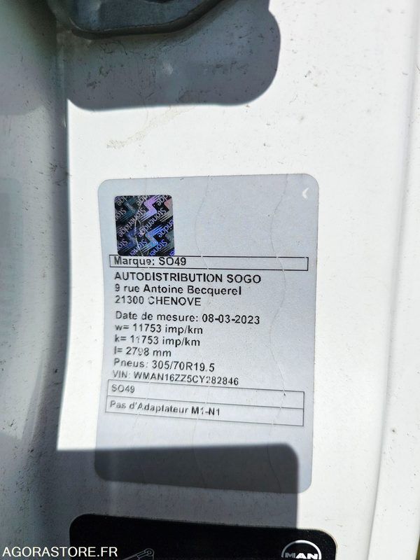 2013 MAN 15.250-47775215