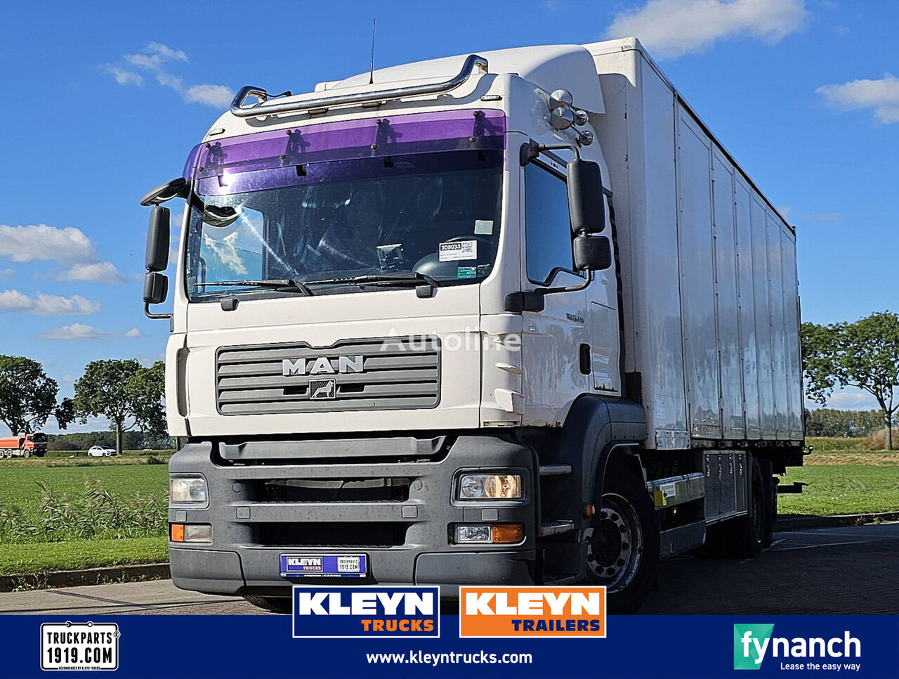 MAN 26.440 TGA LX 6X2 SIDE DOORS box truck