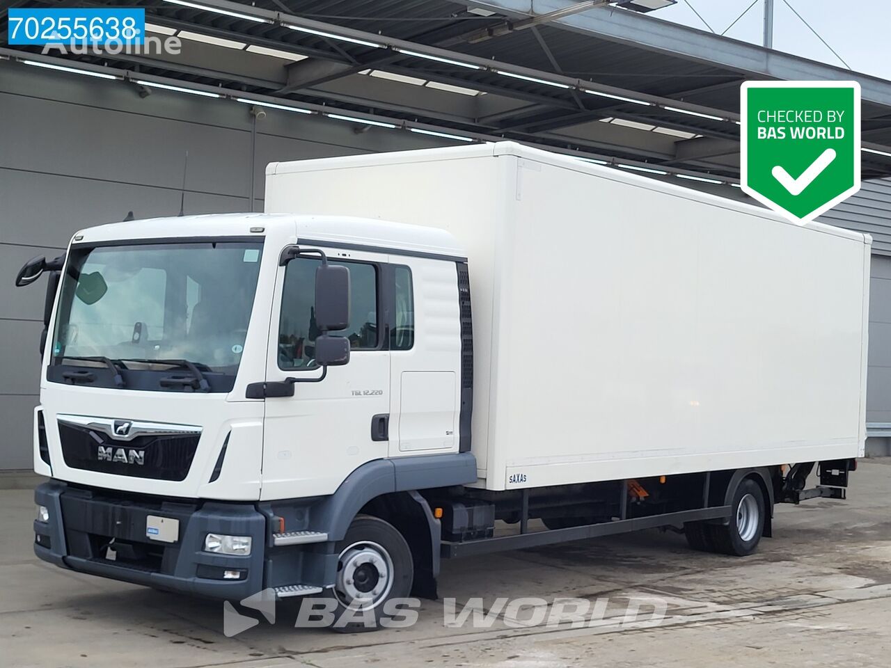 MAN TGL 12.220 4X2 12tonner Sleepercab Ladebordwand Manual Euro 6 パネルバントラック