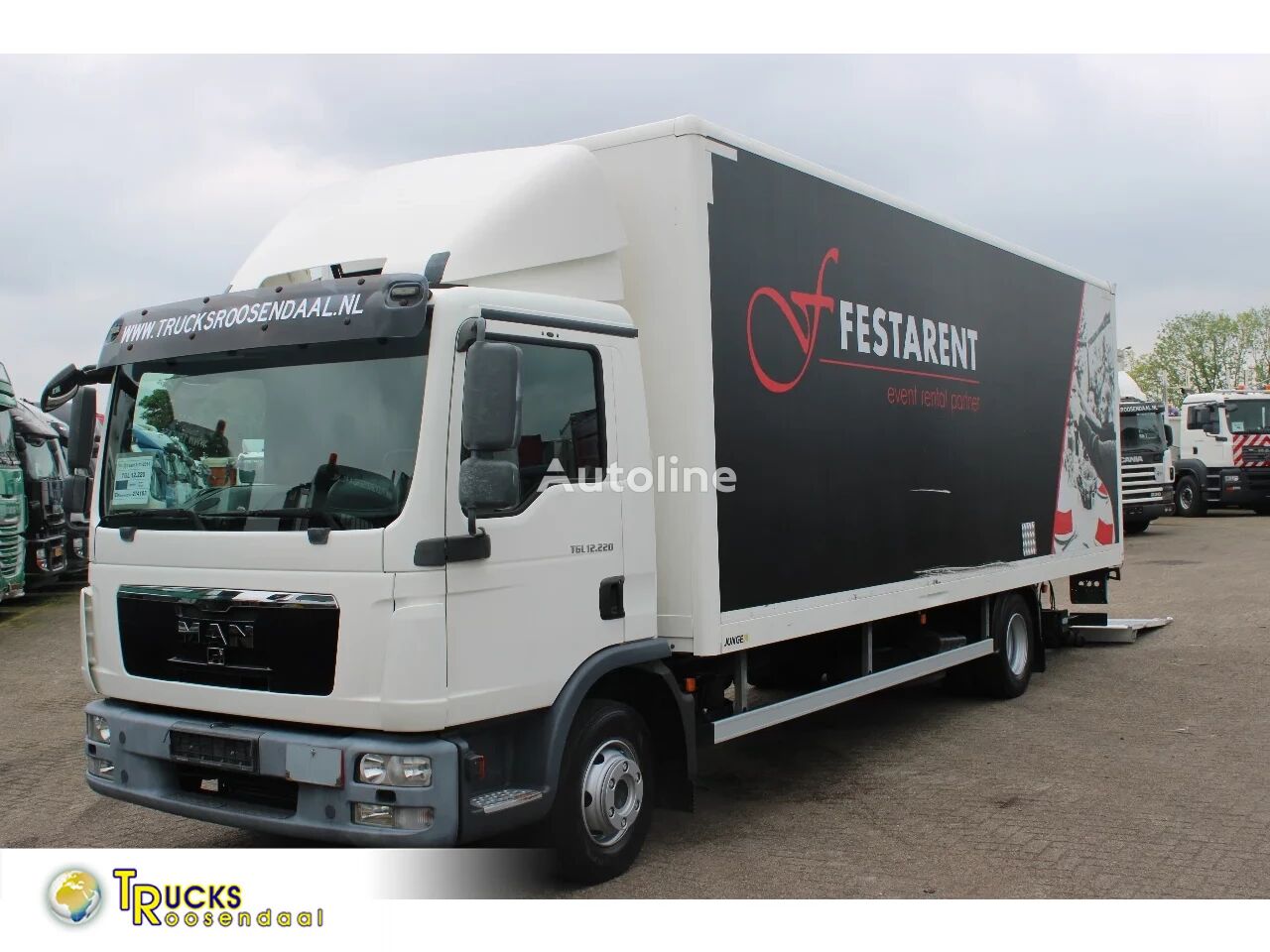 شاحنة مقفلة MAN TGL 12.220 + EURO 5 + MANUAL