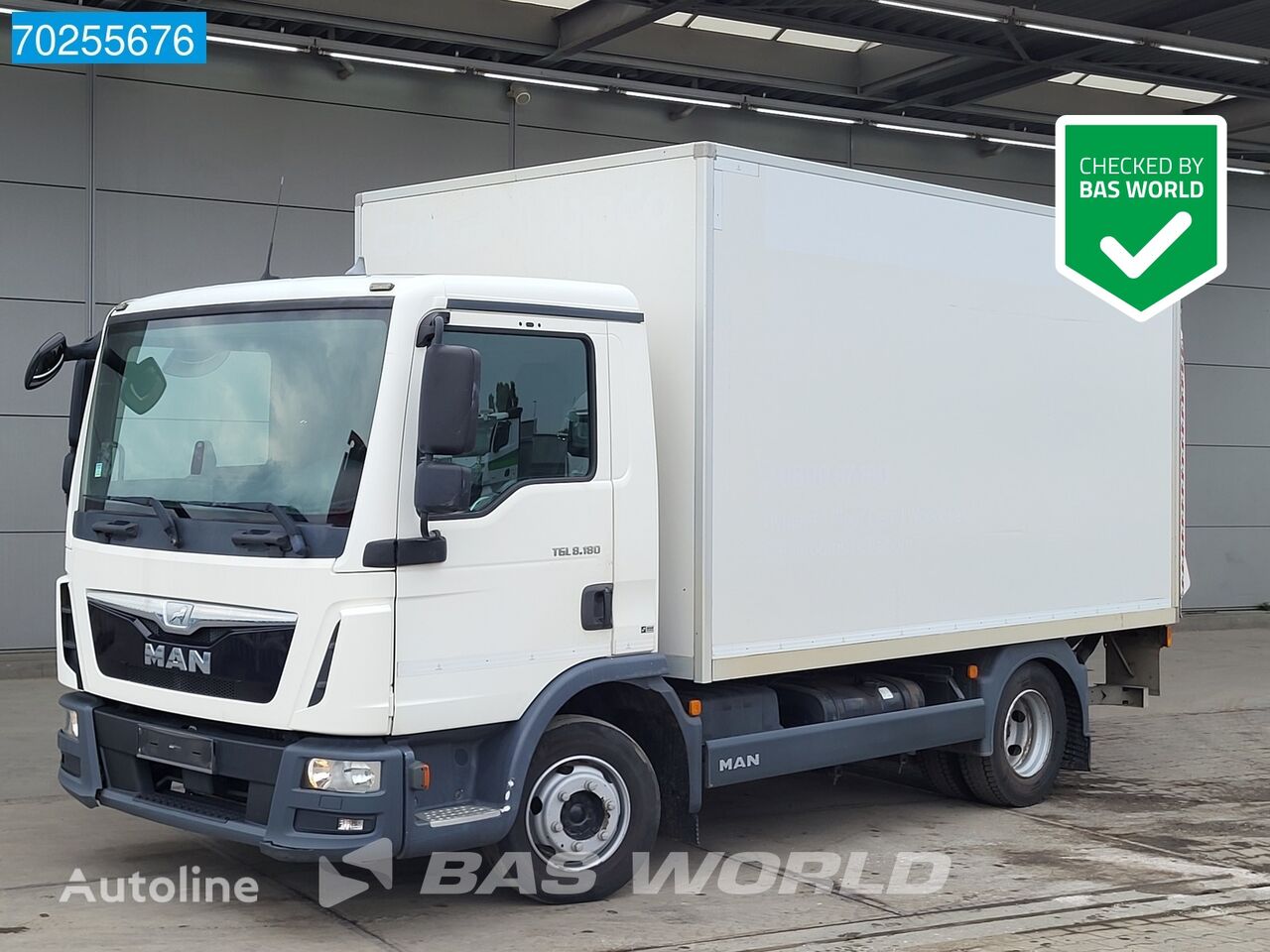 MAN TGL 8.180 4X2 8Tons Automaat Euro 6 box truck