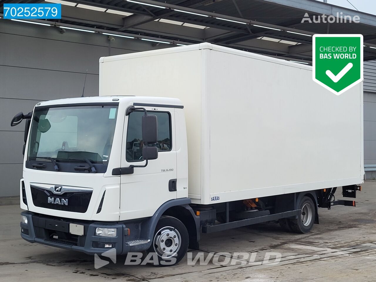 MAN TGL 8.190 4X2 8tonner Ladebordwand Manual Euro 6 kamyon panelvan