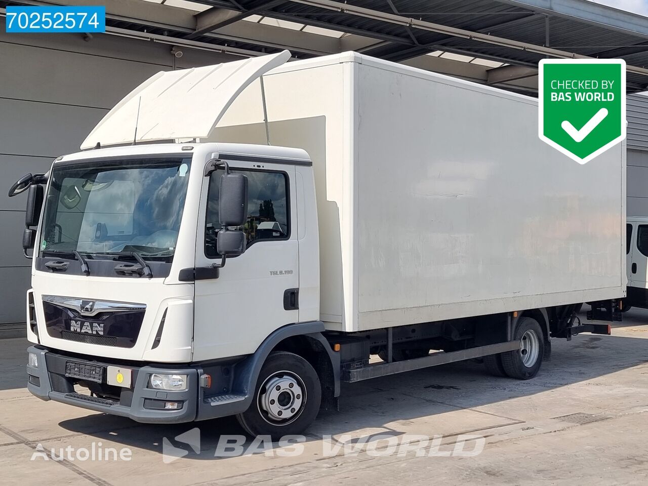 MAN TGL 8.190 4X2 8tonner Manual Ladebordwand Euro 6 camión furgón