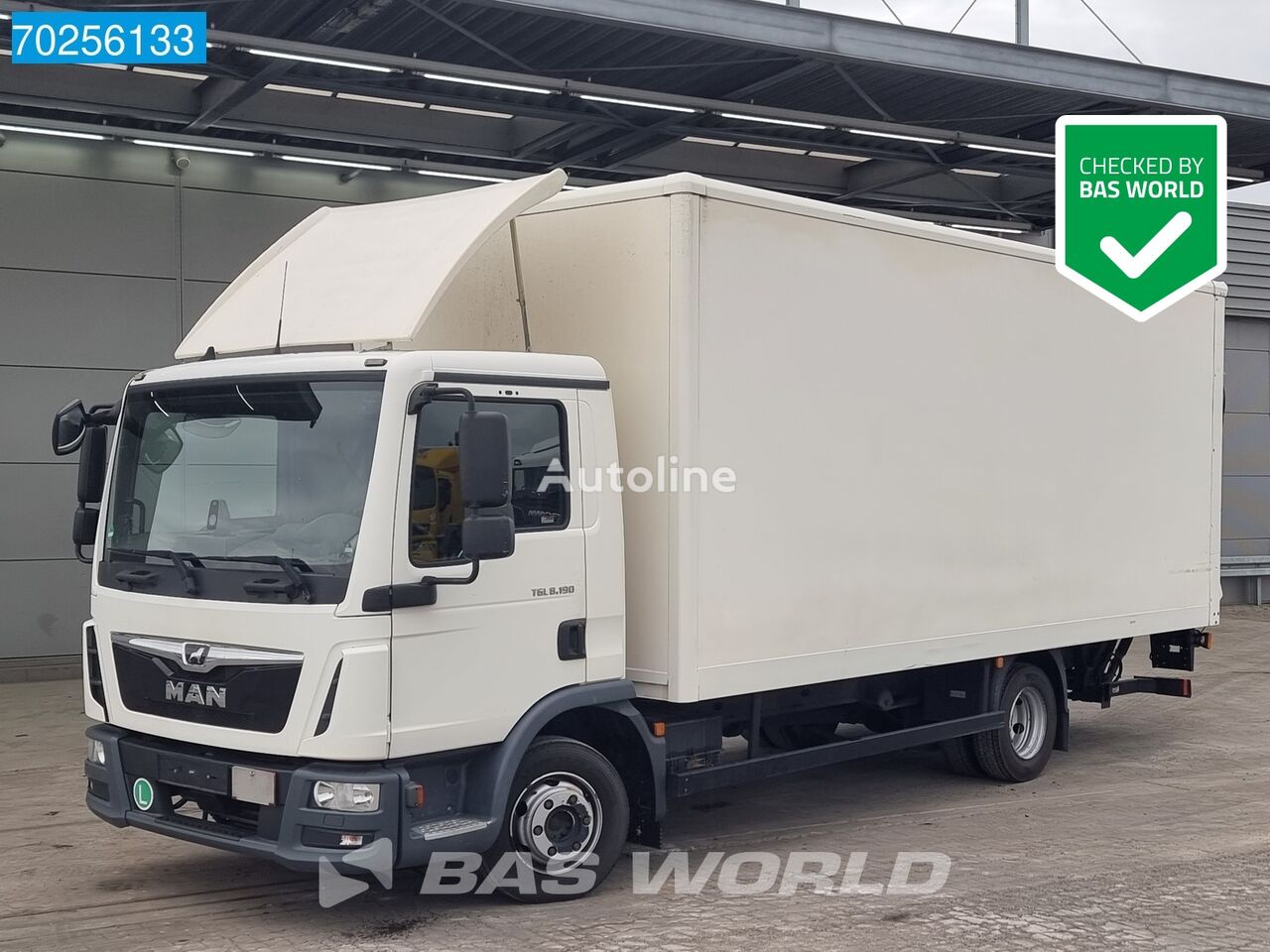 камион фургон MAN TGL 8.190 4X2 8tonner Manual Ladebordwand Euro 6