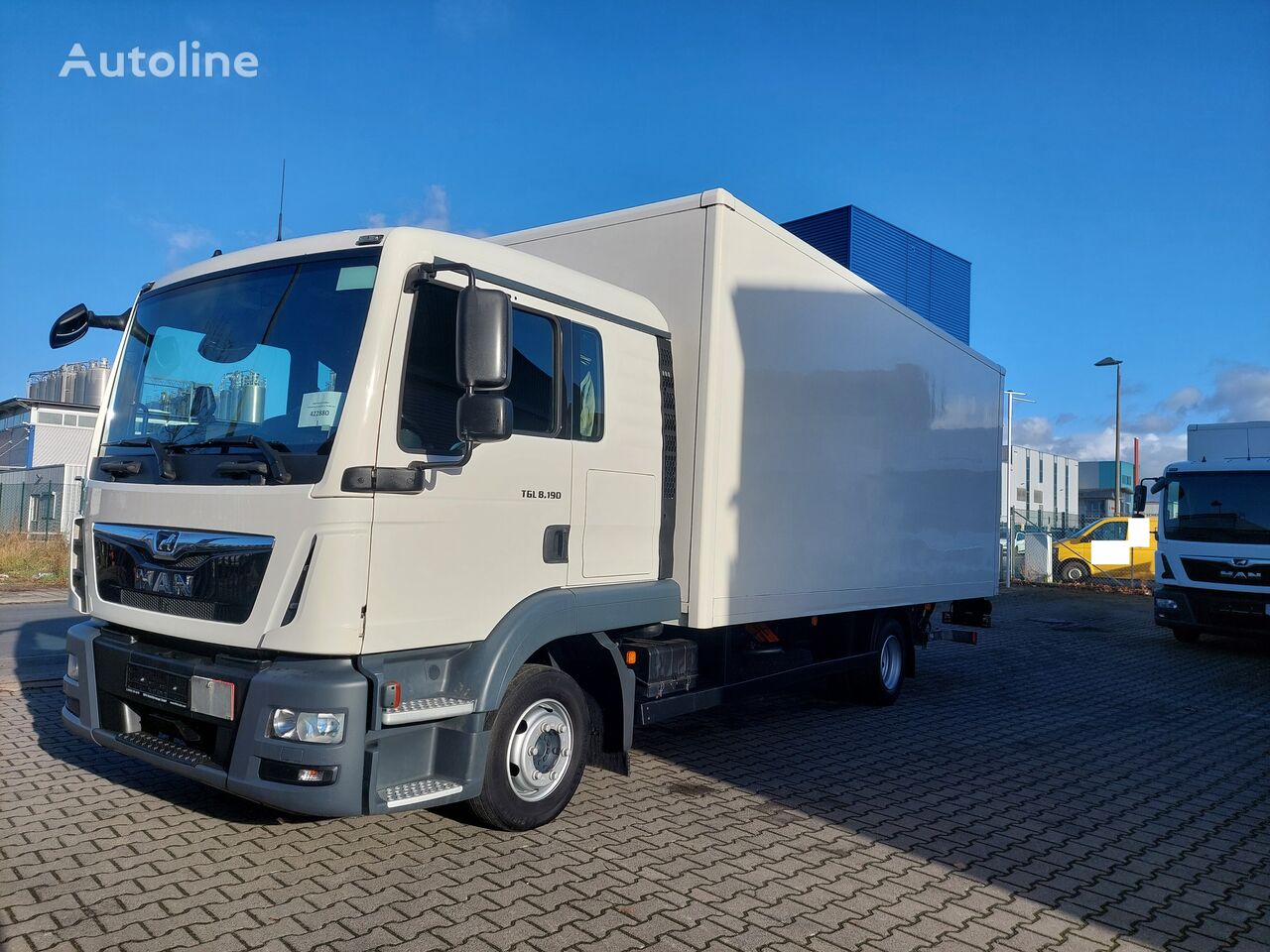 camion furgone MAN TGL 8.190 4x2 Euro 6 Koffer AHK LBW TÜV NEU