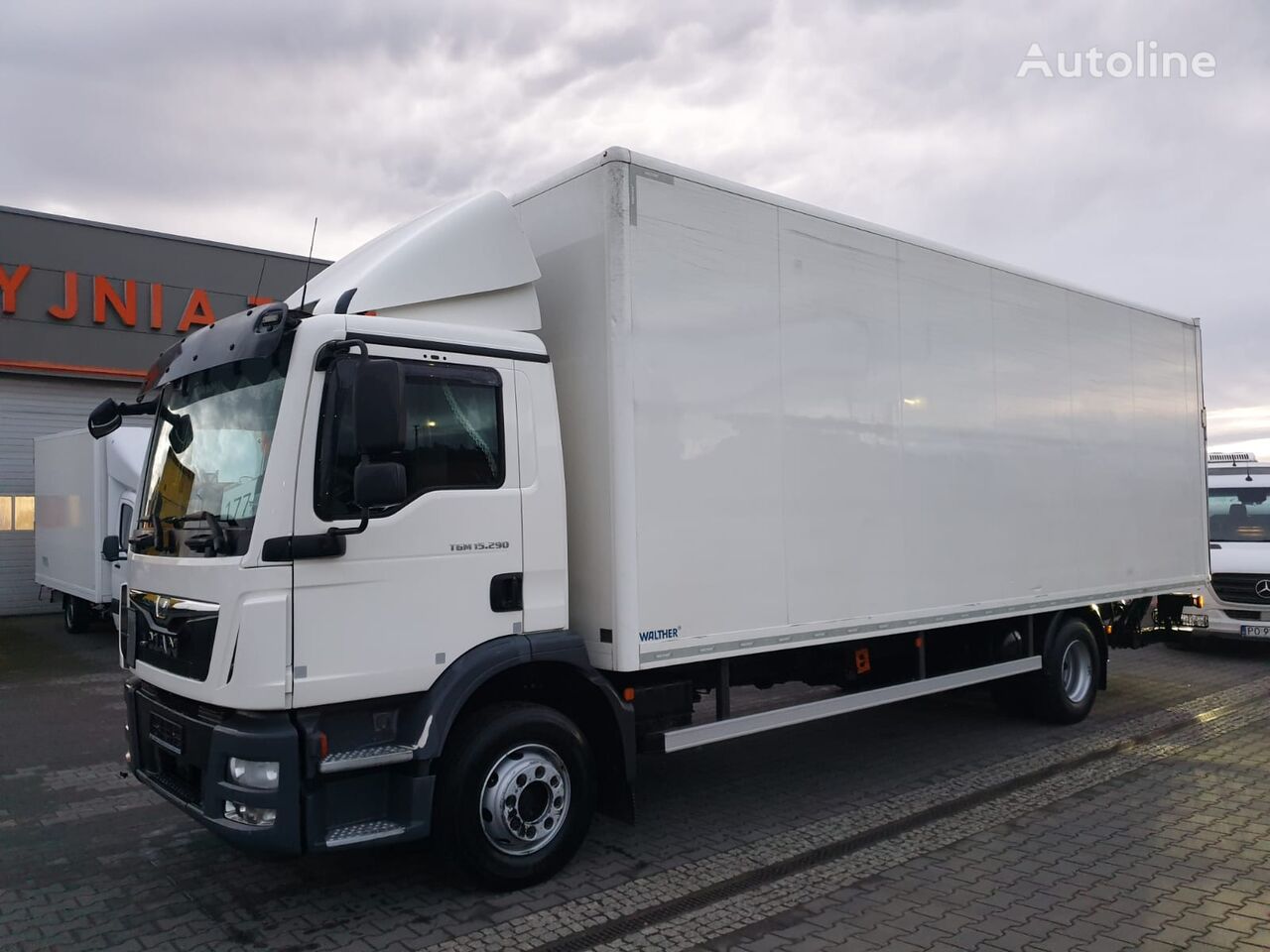 MAN TGM 15.290 lastbil kassevogn