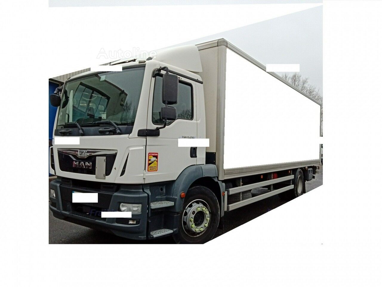 camion fourgon MAN TGM 15.290