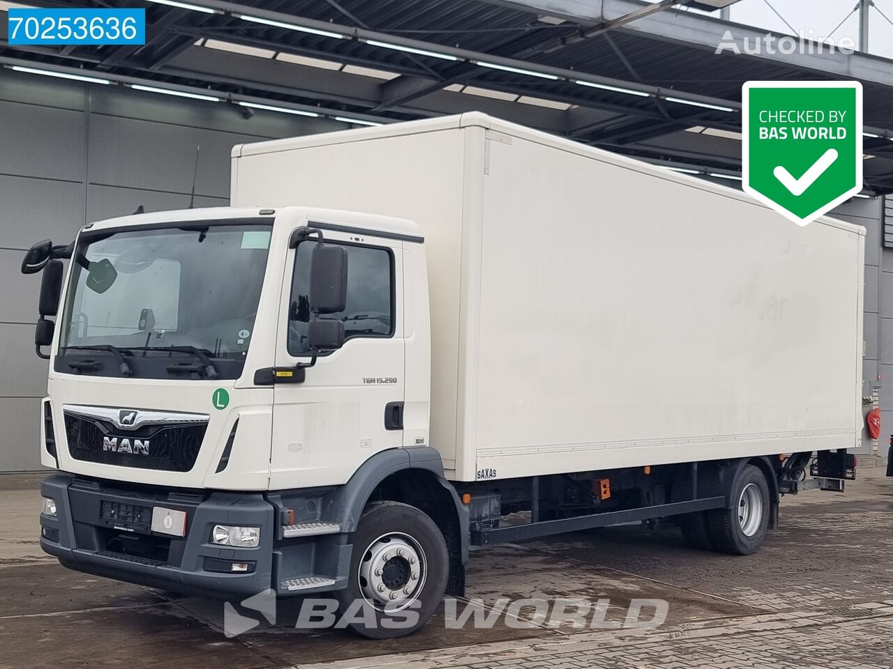 автофургон MAN TGM 15.290 4X2 Ladebordwand Manual Saxas