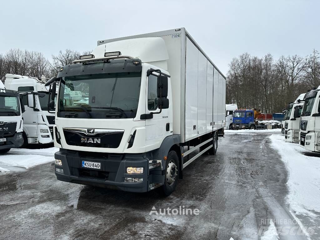 камион фургон MAN TGM 18.290 4x2-4 LL KSA-kori + PL-nostin