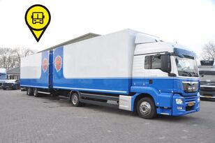 MAN TGM 18.320 + WEB TRAILER. BLOEMEN COMBINATIE 2018. box truck