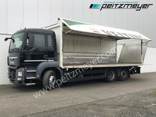 camion fourgon MAN TGS  26.360 FL Ewers Getränke + LBW 2 x AHK, Lenkachse, Kupplung