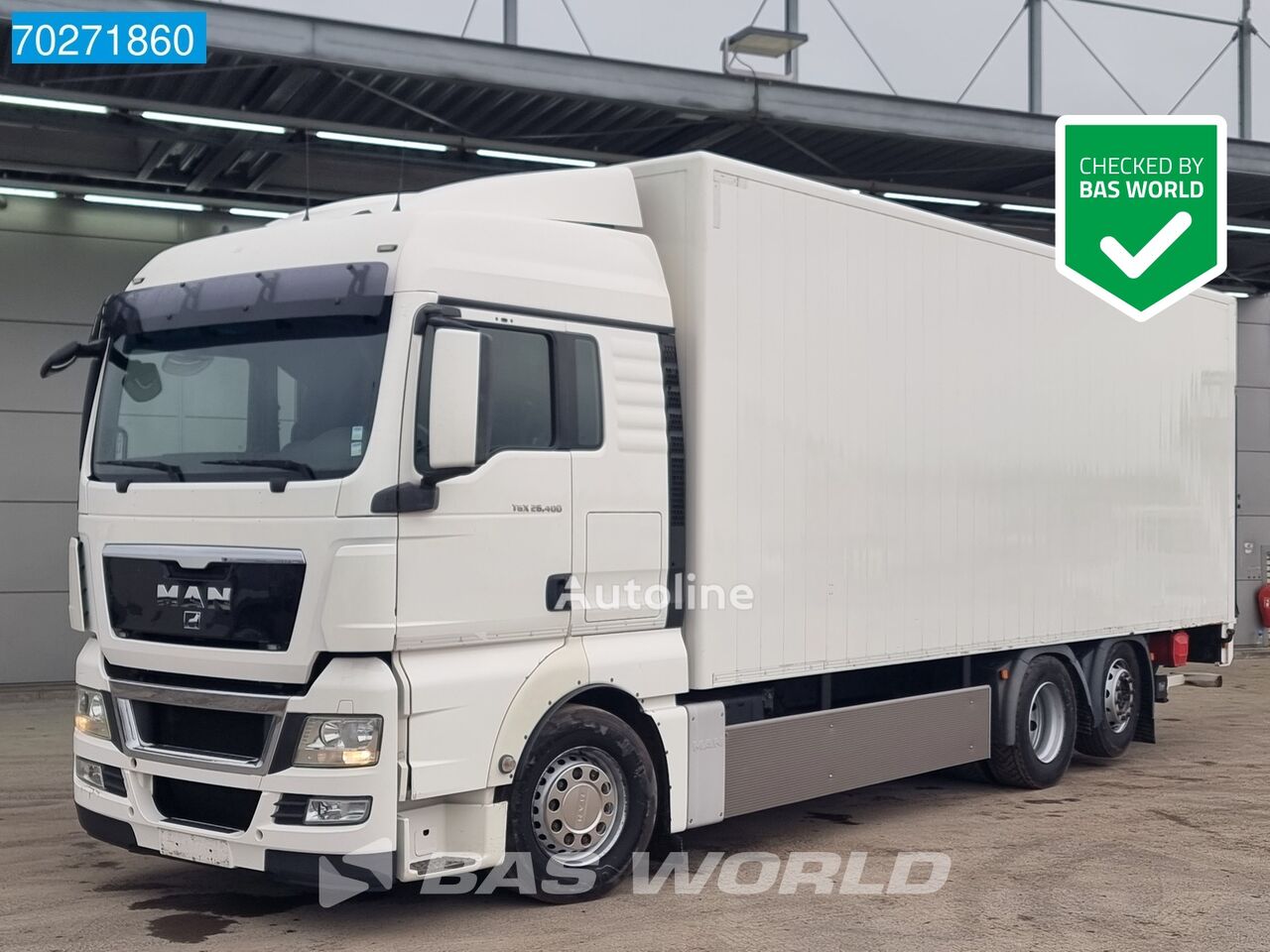 автофургон MAN TGX 26.400 6X2 XLX Lift+Lenkachse Ladebordwand Euro 5