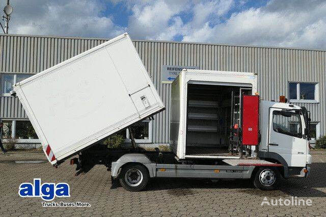 Mercedes-Benz 816 Atego, Kippbar, Hubmatik-Lift, AHK, Klima box truck