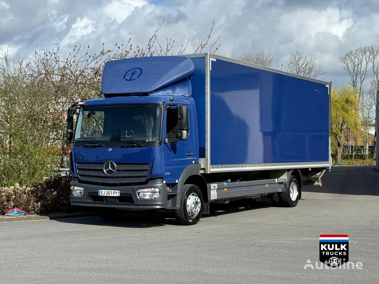 Mercedes-Benz ATEGO 1218 L / boxtruck taillift / airco NEW TYRES camión furgón