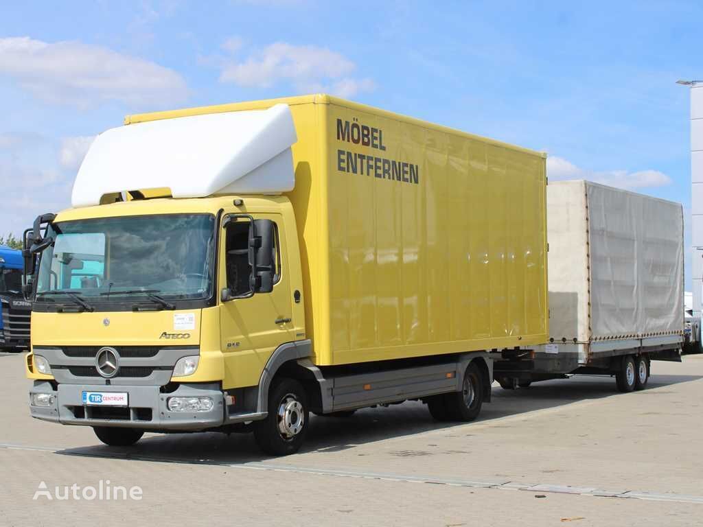 Mercedes-Benz ATEGO 816 kamyon panelvan + tenteli römork