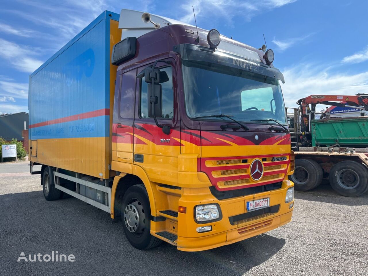 Mercedes-Benz Actros 1841 mp2 eps 3 pedals camión furgón