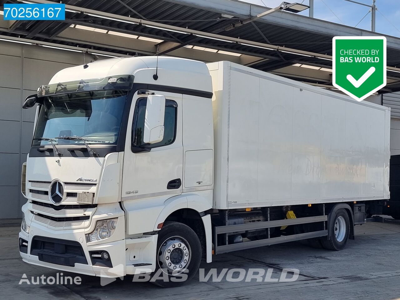 camion furgone Mercedes-Benz Actros 1843 4X2 18tonner Retarder Ladebordwand ACC Navi Euro 6