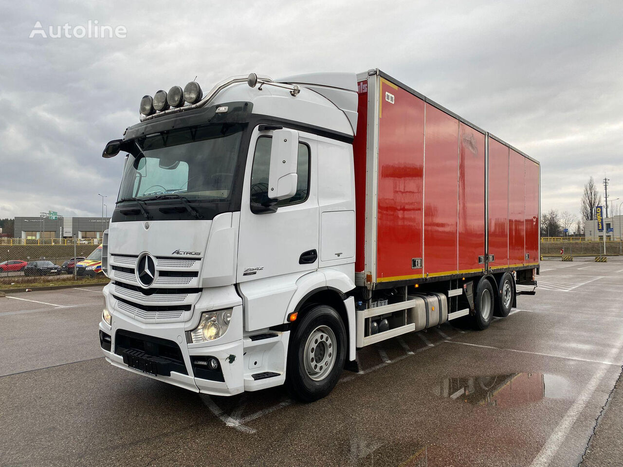 Mercedes-Benz Actros 2542 6x2*4 + SIDE OPENING 2X kravas automašīna furgons