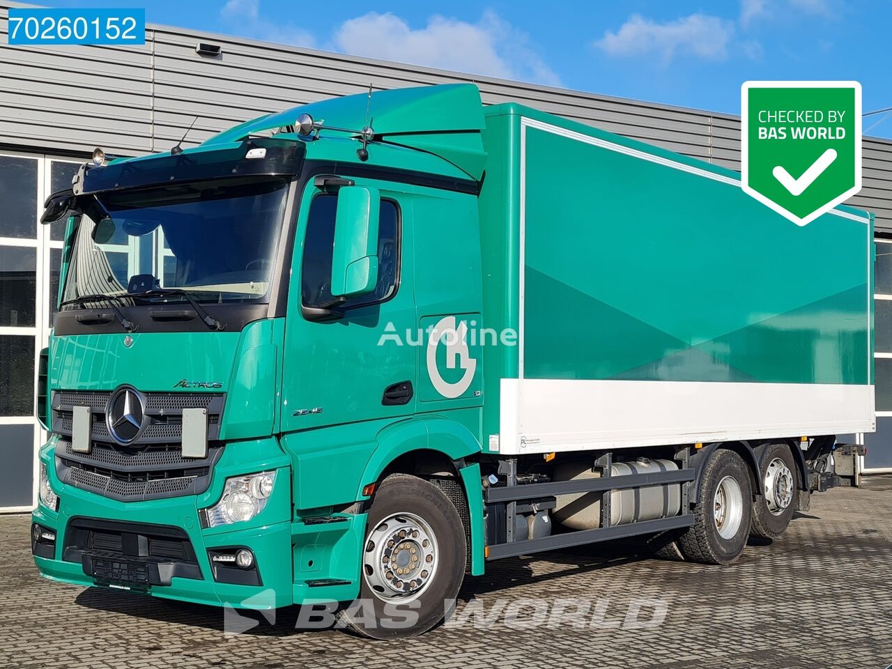 Mercedes-Benz Actros 2545 6X2 Retarder Ladebordwand Liftachse ACC Koffer-LKW