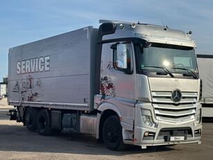 Mercedes-Benz Actros 2545 pump, crane inside kravas automašīna furgons