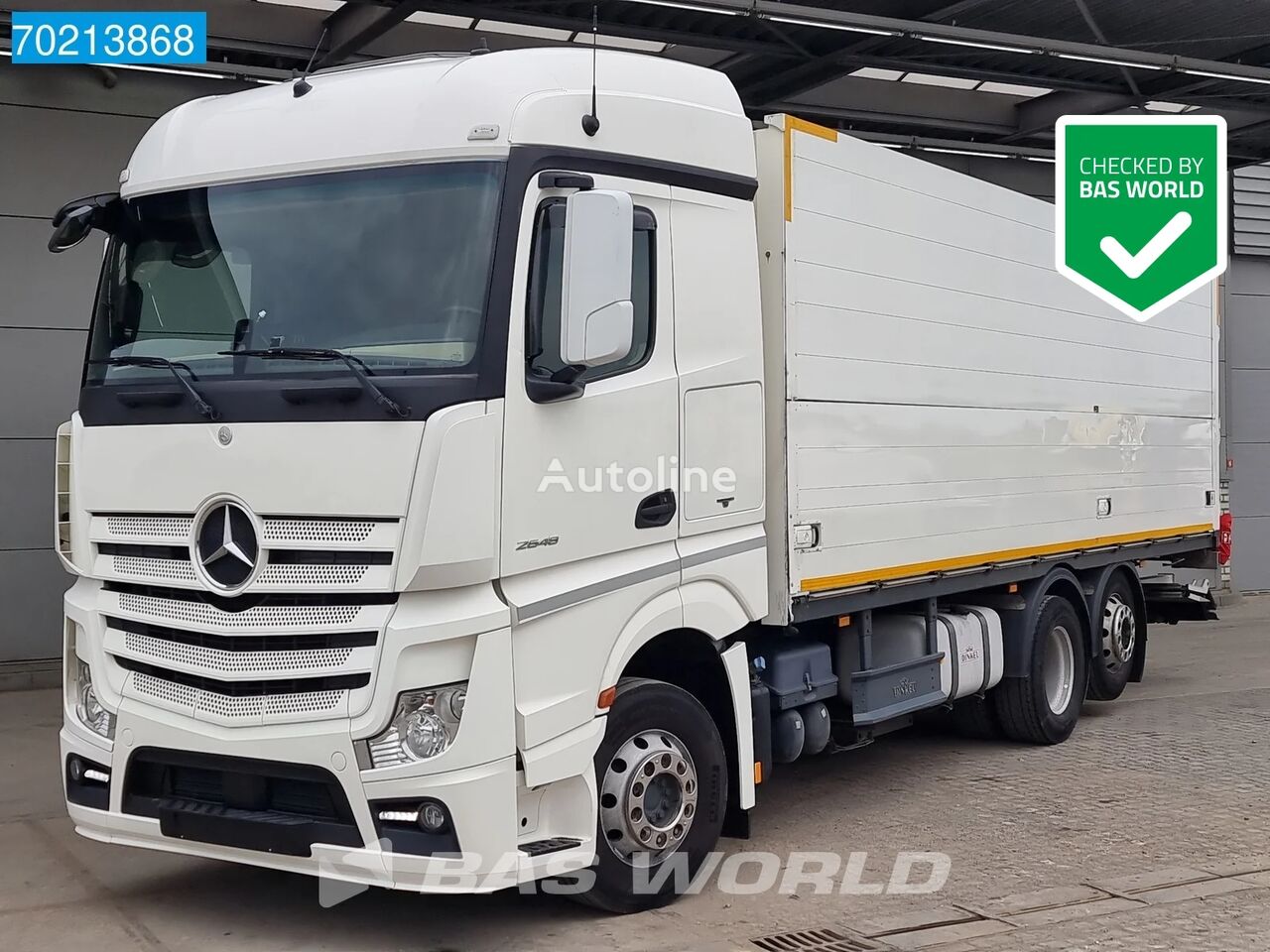 автофургон Mercedes-Benz Actros 2548 6X2 Retarder Standklima Liftachse Ladebordwand ACC E