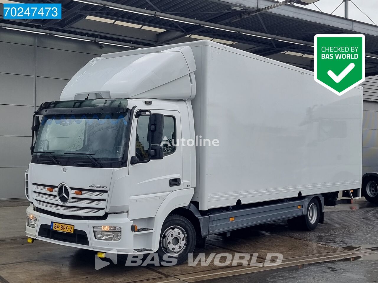 camion fourgon Mercedes-Benz Atego 1018 4X2 10.5t NL-Truck APK Automatic Ladebordwand Euro 6