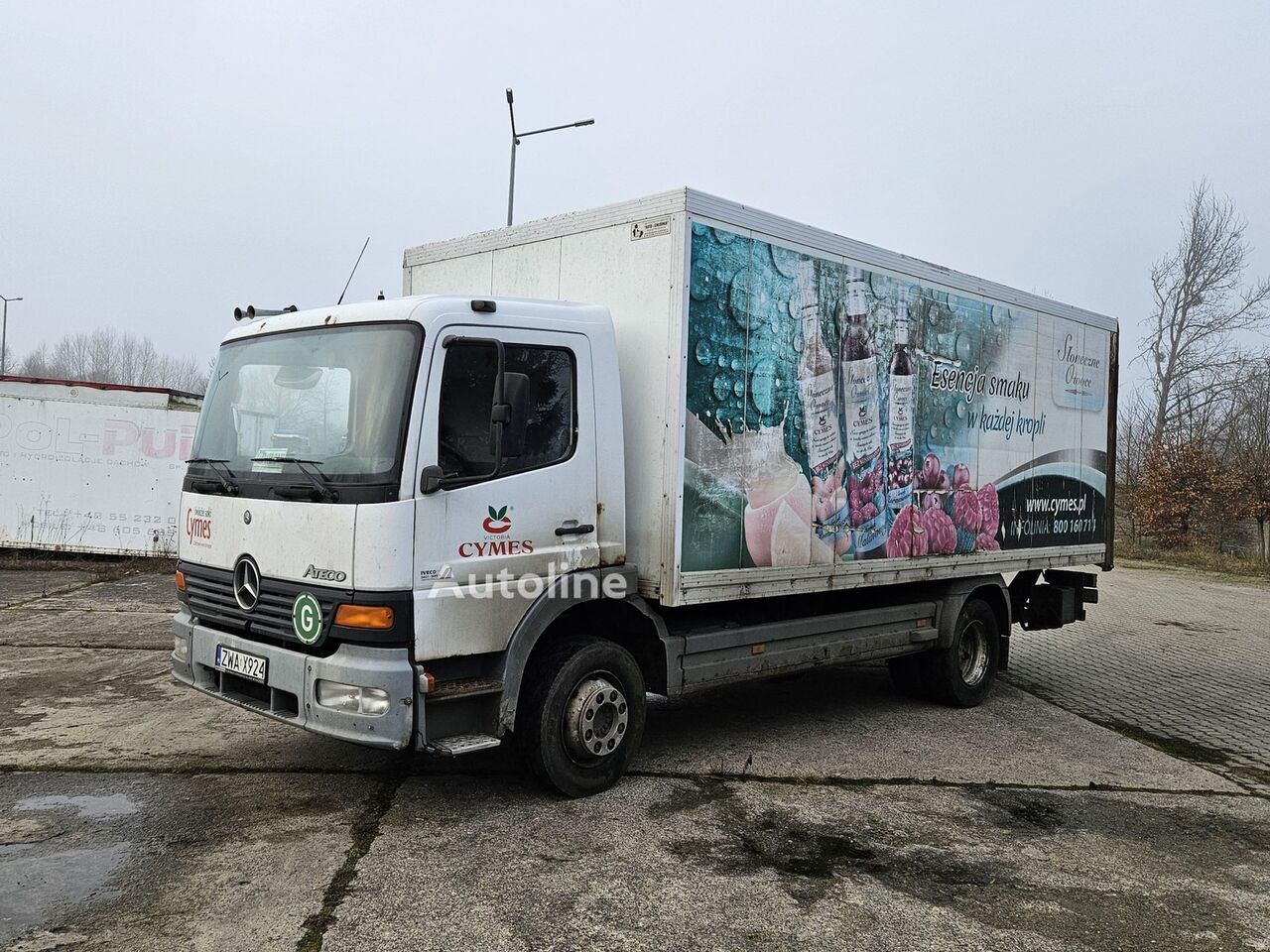 truk box Mercedes-Benz Atego 1218