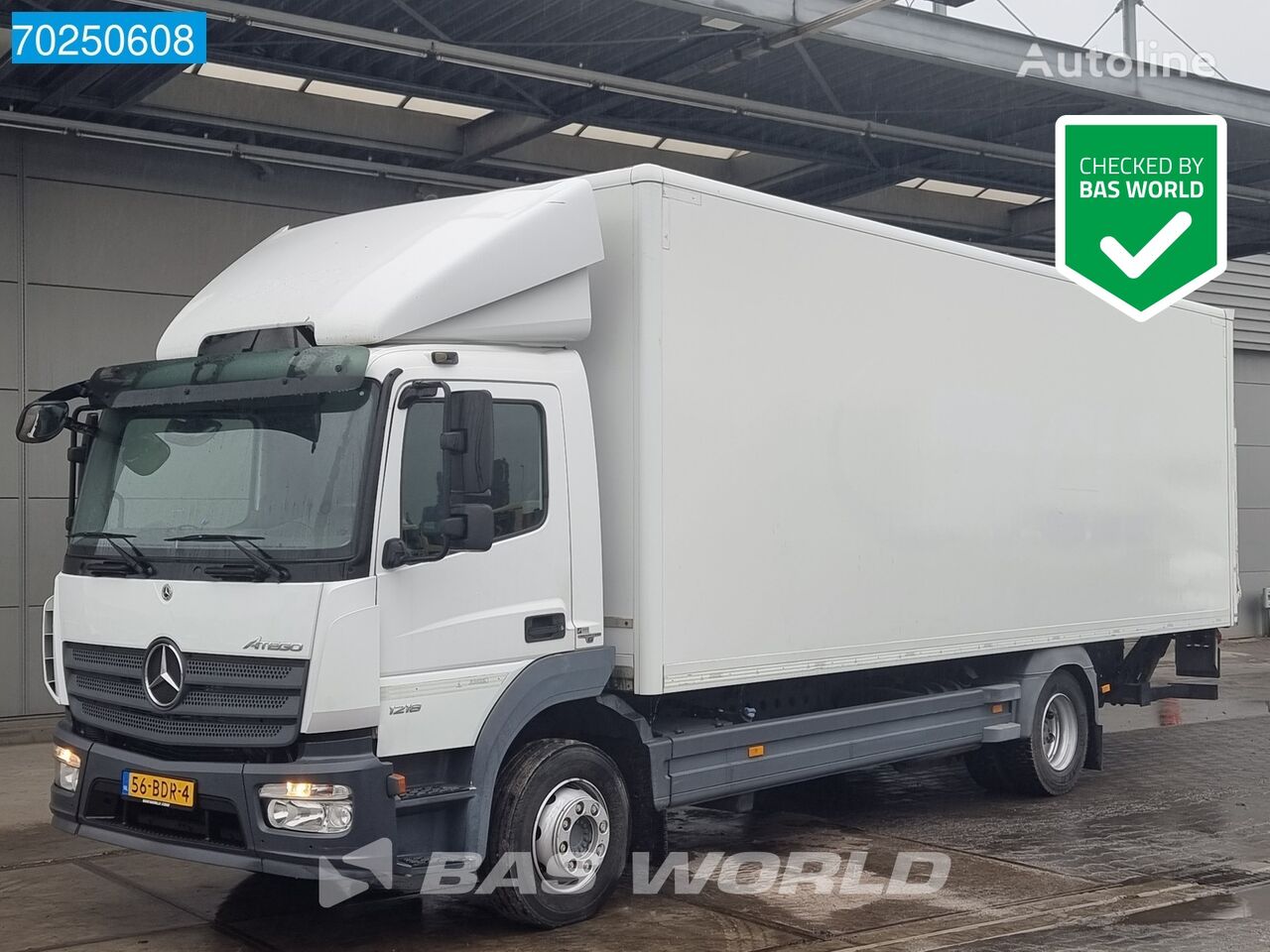 Mercedes-Benz Atego 1218 4X2 12tonner NL-Truck APK Ladebordwand Euro 6 umpikori kuorma-auto