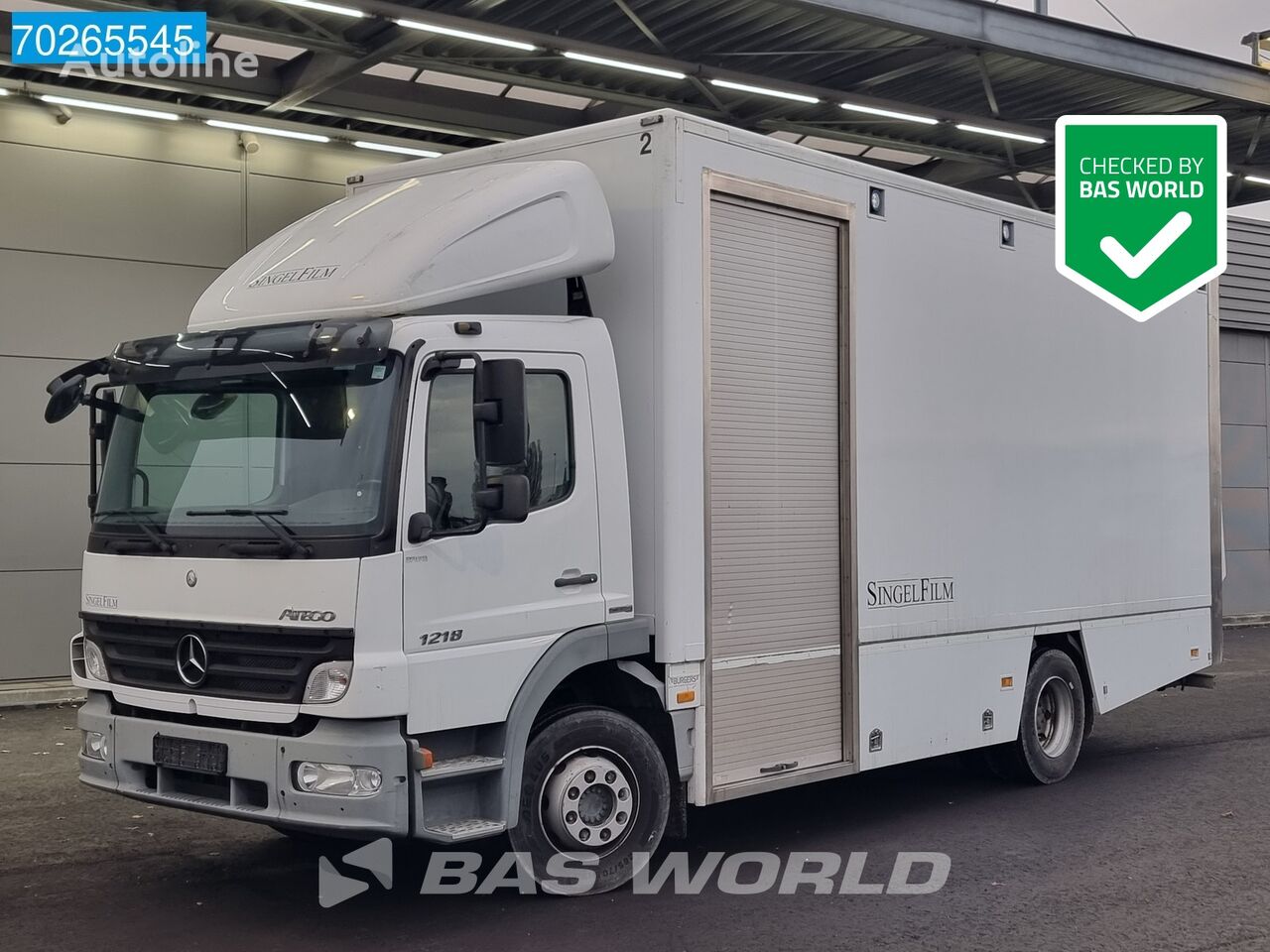 автофургон Mercedes-Benz Atego 1218 4X2 NL-Truck 12 Tonner Ladebordwand Euro 5