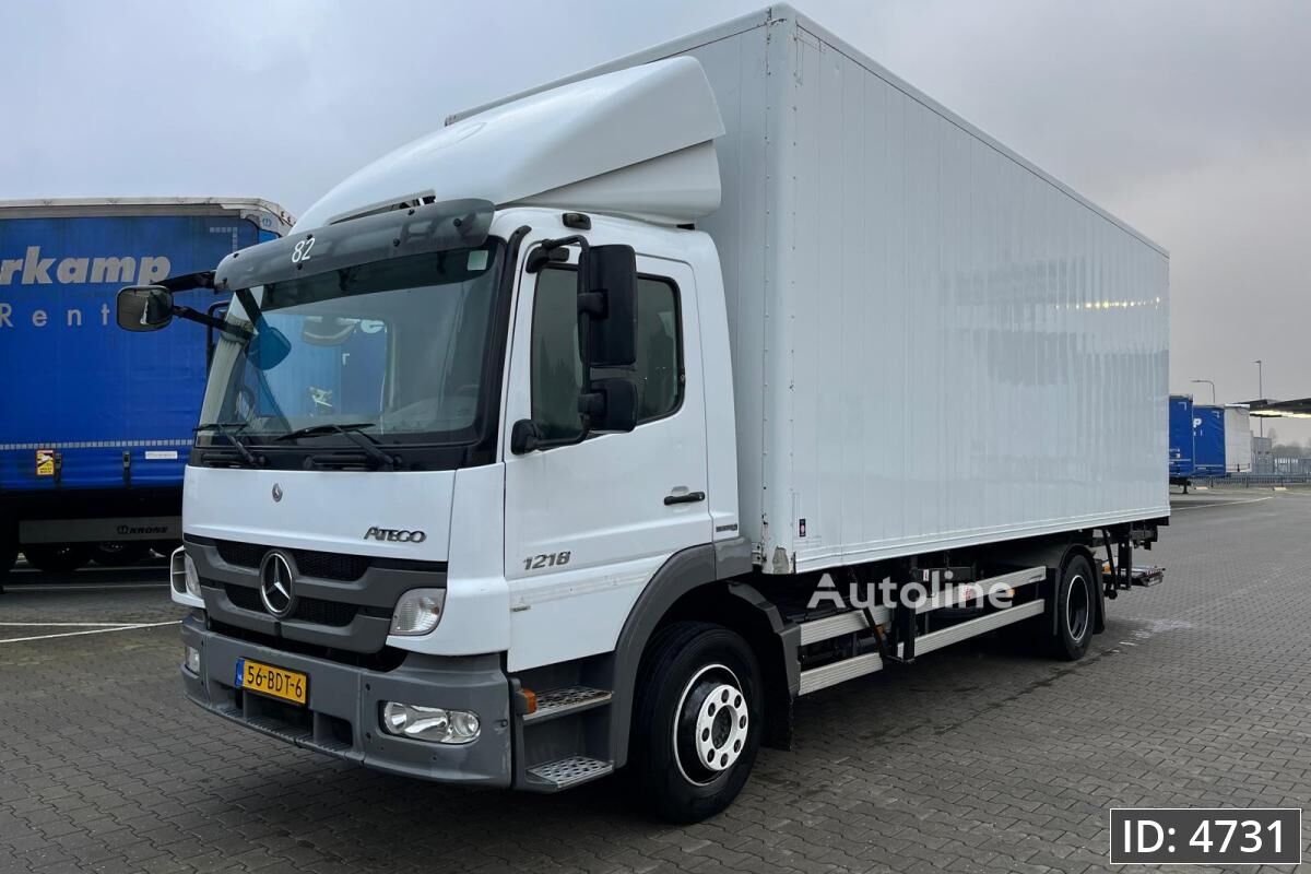 camion fourgon Mercedes-Benz Atego 1218 Day Cab, Euro 5, BDF / EPS automatic / standklima