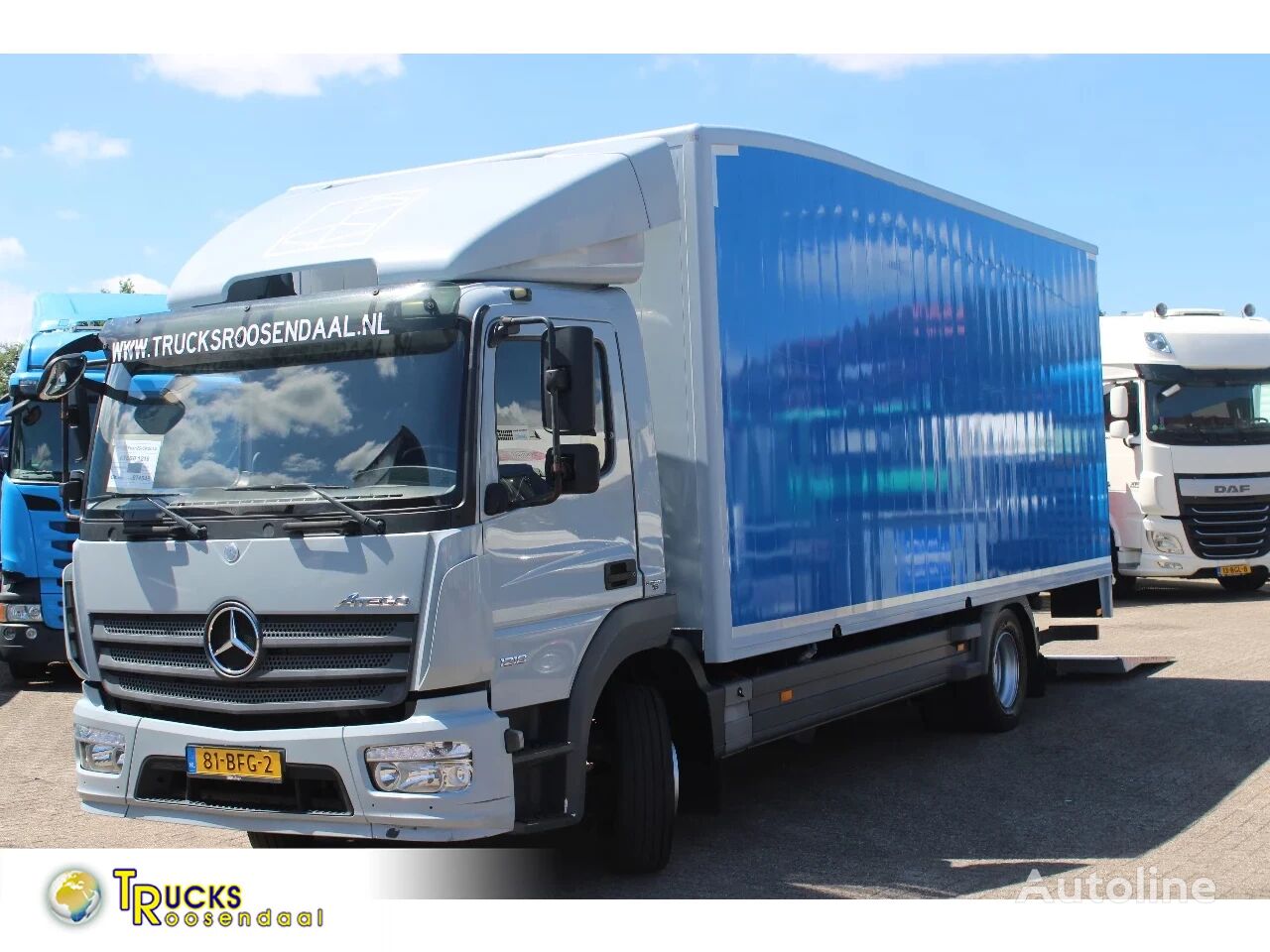 Mercedes-Benz Atego 1218 + EURO 6 + LIFT + 12T box truck