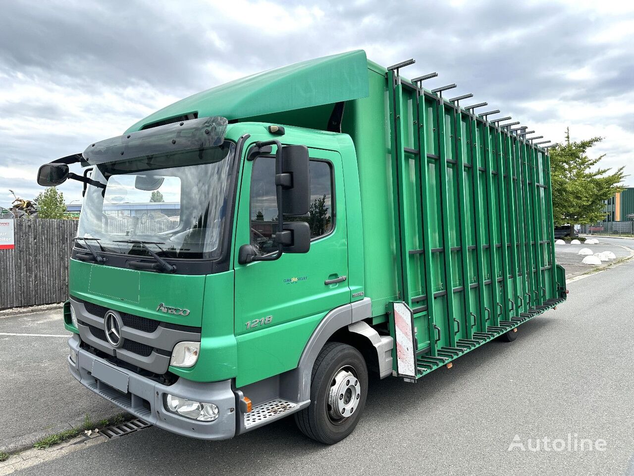 автофургон Mercedes-Benz Atego 1218*Glas Aufbau Hegla