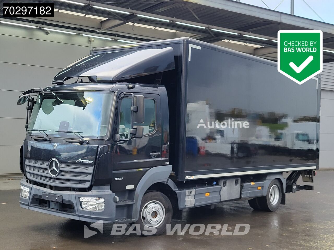 Mercedes-Benz Atego 1221 4X2 12tonner Automatic 1500kg Ladebordwand Airco Euro box truck for sale | Autoline  Mercedes-Benz Atego 1221 4X2 12tonner Automatic 1500kg Ladebordwand Airco Euro box truck - Autoline